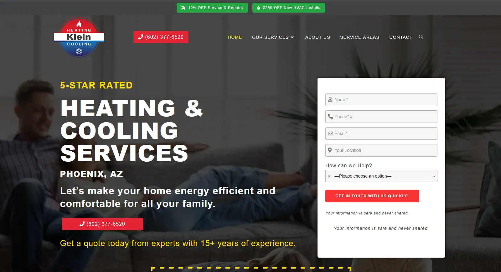 klein heating cooling