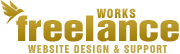 freelance works website design and support logo